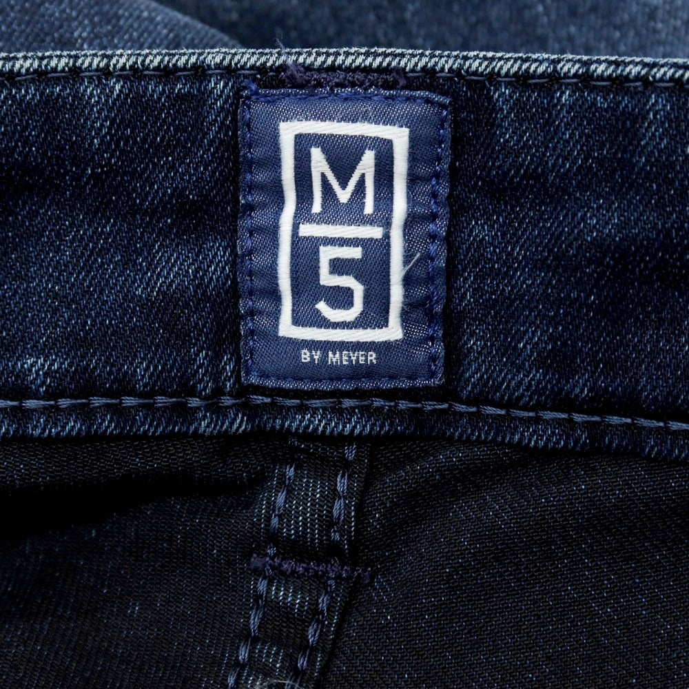 【新品】メイヤー MAYER ストレッチ コットンポリエステル デニムパンツ ジーンズ ネイビー【 33/32 】【 状態ランクN 】【 メンズ 】