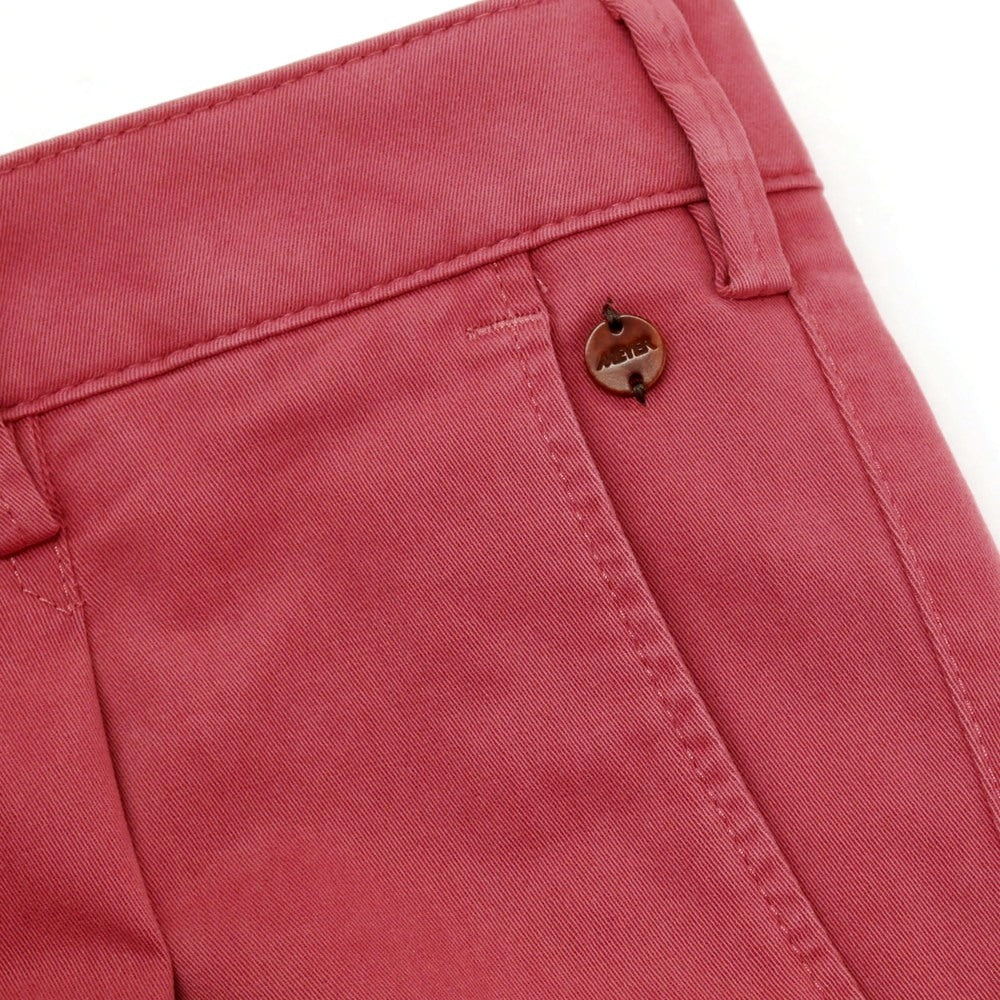 【新品アウトレット】メイヤー MAYER MILANO ストレッチ コットン カジュアルスラックスパンツ ダークピンク【 50 】【 状態ランクN- 】【 メンズ 】