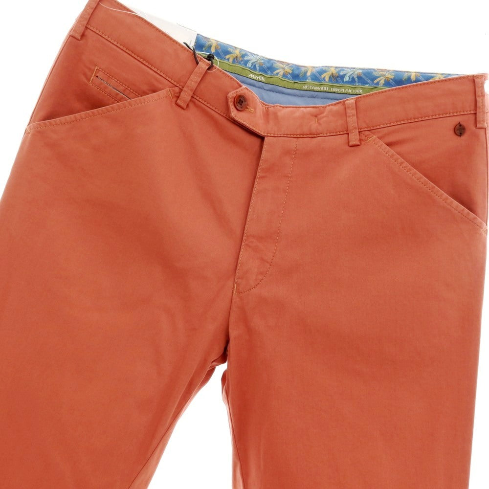 【新品】メイヤー MAYER CHICAGO ストレッチ コットン カジュアルスラックスパンツ オレンジ系【 50 】【 状態ランクN 】【 メンズ 】