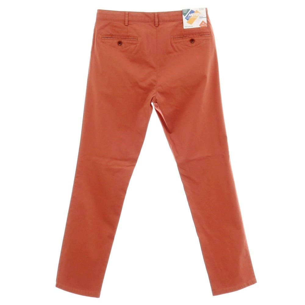 【新品】メイヤー MAYER CHICAGO ストレッチ コットン カジュアルスラックスパンツ オレンジ系【 50 】【 状態ランクN 】【 メンズ 】