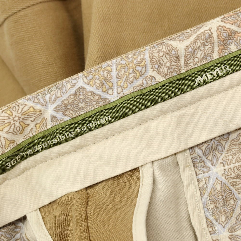 【新品アウトレット】メイヤー MAYER DUBLIN ストレッチ コットン カジュアルスラックスパンツ カーキベージュ【 50 】【 状態ランクN- 】【 メンズ 】