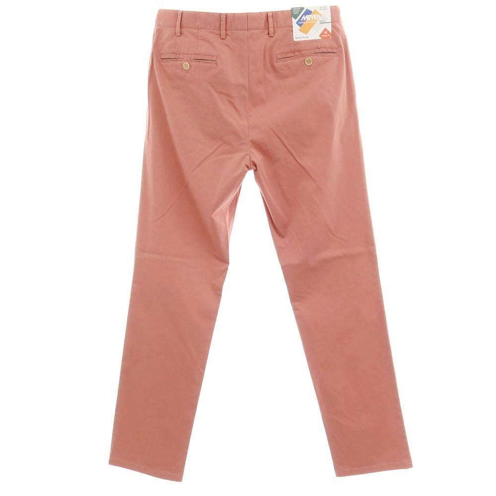 【新品アウトレット】メイヤー MAYER OSLO ストレッチ コットン カジュアルスラックスパンツ ピンク系【 50 】【 状態ランクN- 】【 メンズ 】