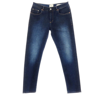 【新品】ノーラブ NO LAB NEW YORK ストレッチ コットンポリエステル デニムパンツ ジーンズ ネイビー【 34 】【 状態ランクN 】【 メンズ 】