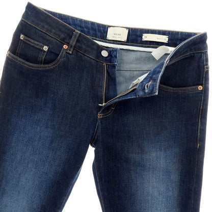 【新品】ノーラブ NO LAB NEW YORK ストレッチ コットンポリエステル デニムパンツ ジーンズ ネイビー【 34 】【 状態ランクN 】【 メンズ 】