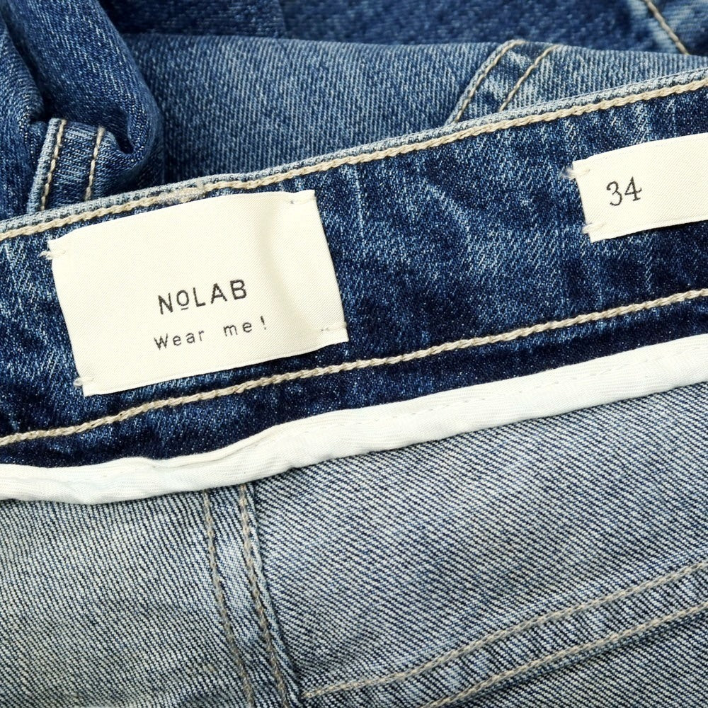 【新品アウトレット】ノーラブ NO LAB NEW YORK ストレッチ コットン デニムパンツ ジーンズ ダークブルー【 34 】【 状態ランクN- 】【 メンズ 】