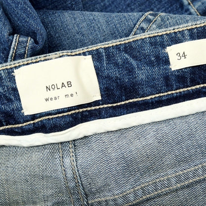 【新品アウトレット】ノーラブ NO LAB NEW YORK ストレッチ コットン デニムパンツ ジーンズ ダークブルー【 34 】【 状態ランクN- 】【 メンズ 】