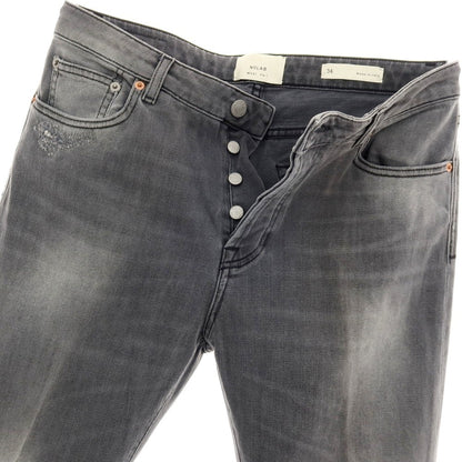 【新品】ノーラブ NO LAB LONDRA ストレッチ コットン デニムパンツ ジーンズ グレー【 34 】【 状態ランクN 】【 メンズ 】