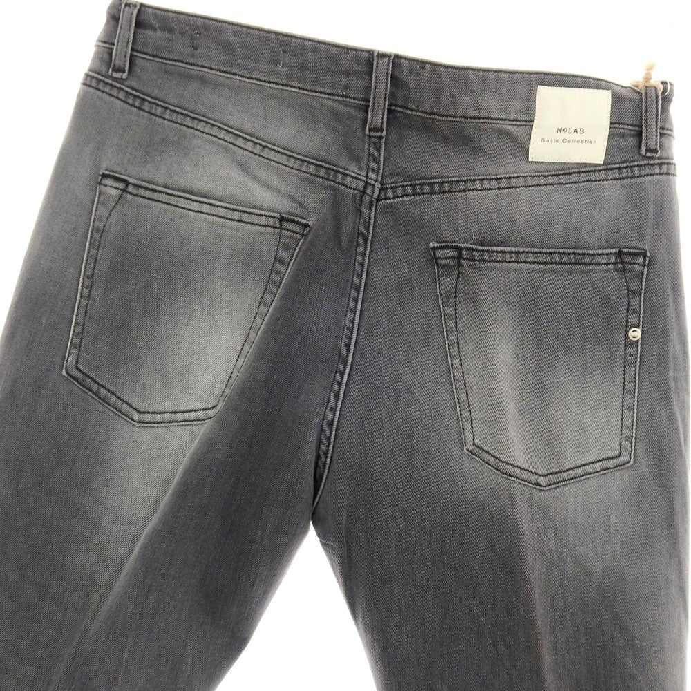 【新品】ノーラブ NO LAB LONDRA ストレッチ コットン デニムパンツ ジーンズ グレー【 34 】【 状態ランクN 】【 メンズ 】