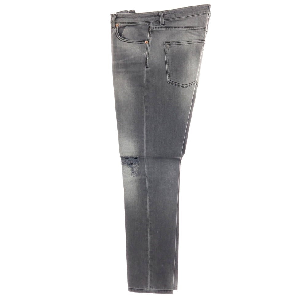 【新品】ノーラブ NO LAB LONDRA ストレッチ コットン デニムパンツ ジーンズ グレー【 34 】【 状態ランクN 】【 メンズ 】