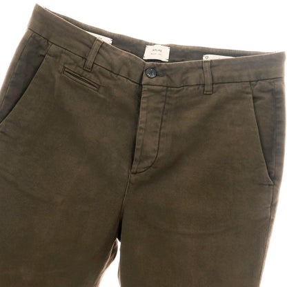 【新品アウトレット】ノーラブ NO LAB DANCER ストレッチ コットン カジュアルスラックスパンツ ダークカーキブラウン【 34 】【 状態ランクN- 】【 メンズ 】