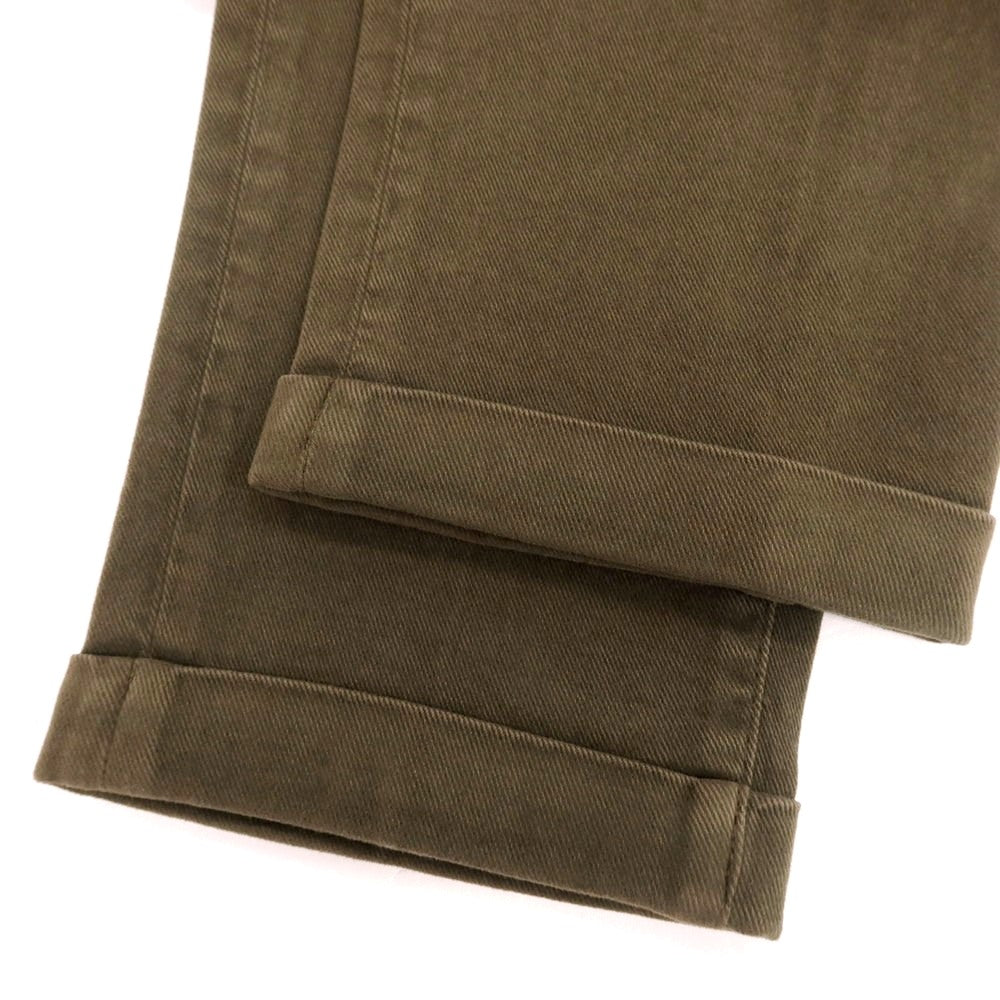 【新品アウトレット】ノーラブ NO LAB DANCER ストレッチ コットン カジュアルスラックスパンツ ダークカーキブラウン【 34 】【 状態ランクN- 】【 メンズ 】