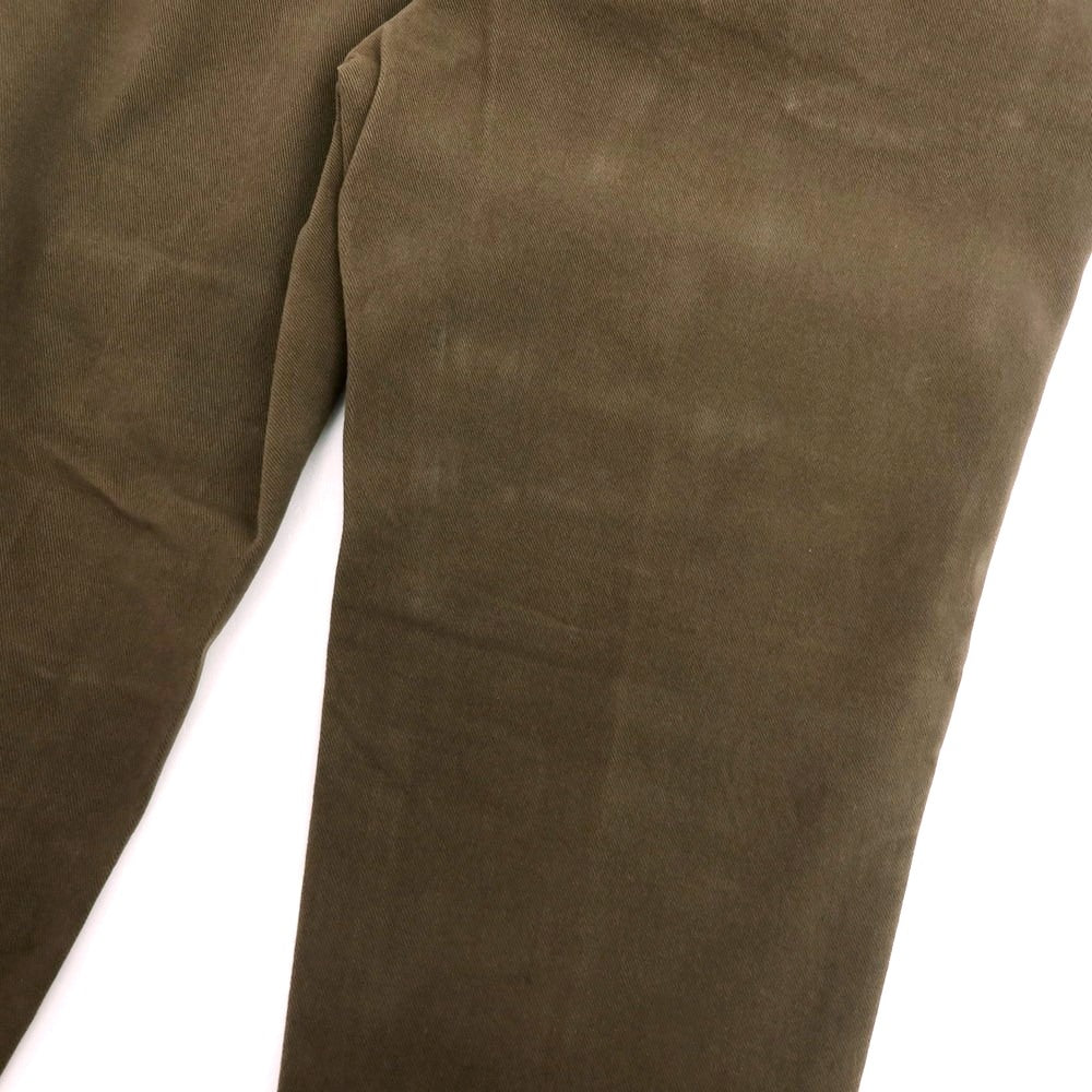 【新品アウトレット】ノーラブ NO LAB DANCER ストレッチ コットン カジュアルスラックスパンツ ダークカーキブラウン【 34 】【 状態ランクN- 】【 メンズ 】