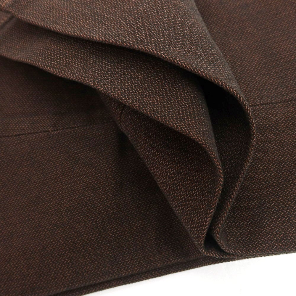 【新品】ノーラブ NO LAB MILANO ストレッチ コットン カジュアルスラックスパンツ ダークブラウン系【 32 】【 状態ランクN 】【 メンズ 】