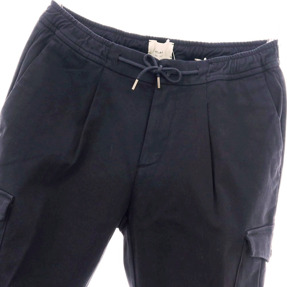 【新品】ノーラブ NO LAB MADRID ストレッチ コットン イージーカーゴパンツ ネイビー【 サイズ36 】【 状態ランクN 】【 メンズ 】 [BPD]