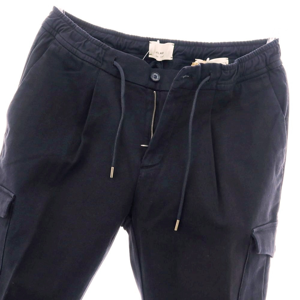 【新品】ノーラブ NO LAB MADRID ストレッチ コットン イージーカーゴパンツ ネイビー【 サイズ36 】【 状態ランクN 】【 メンズ 】 [BPD]