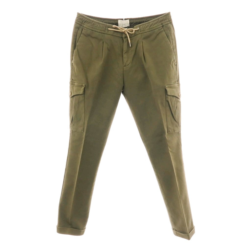 【新品】ノーラブ NO LAB MADRID ストレッチ コットン イージーカーゴパンツ オリーブ【 34 】【 状態ランクN 】【 メンズ 】