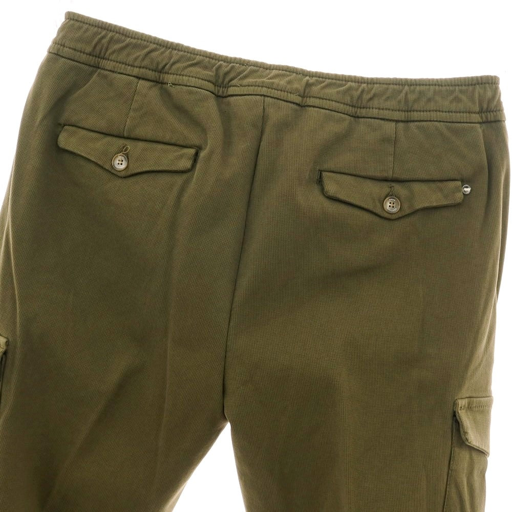 【新品】ノーラブ NO LAB MADRID ストレッチ コットン イージーカーゴパンツ オリーブ【 34 】【 状態ランクN 】【 メンズ 】