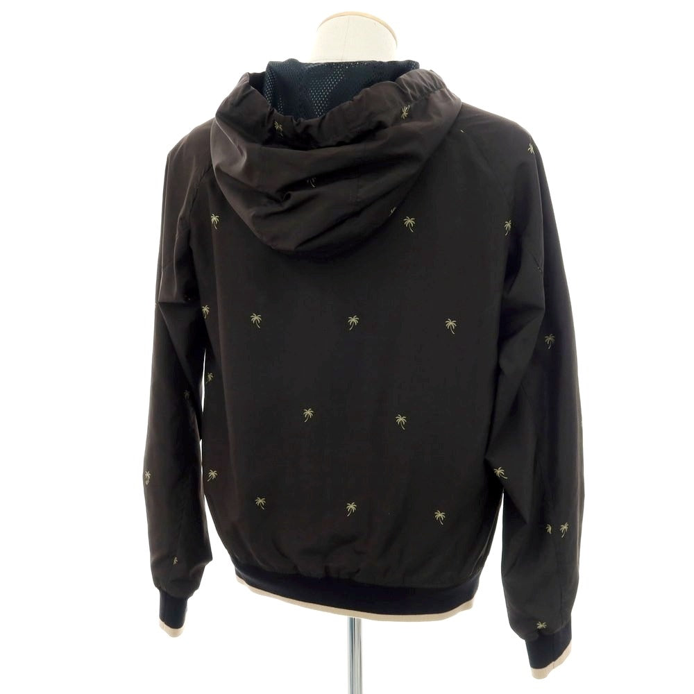 【新品アウトレット】ヌメロ ヴェントゥーノ N°21 ポリエステル 総ロゴ ジップアップフーデッドブルゾン ブラック【 S 】【 状態ランクN- 】【 メンズ 】