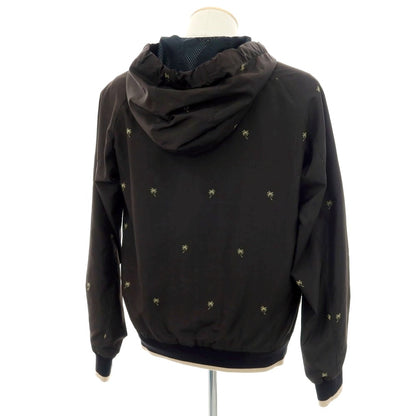 【新品アウトレット】ヌメロ ヴェントゥーノ N°21 ポリエステル 総ロゴ ジップアップフーデッドブルゾン ブラック【 S 】【 状態ランクN- 】【 メンズ 】
