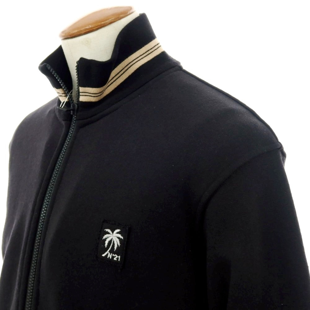 【新品】ヌメロ ヴェントゥーノ N°21 スウェット ジップアップブルゾン ブラック【 M 】【 状態ランクN 】【 メンズ 】