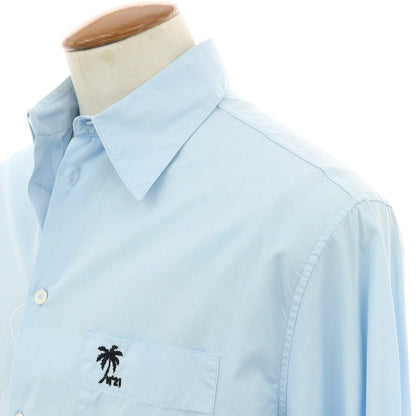 【新品】ヌメロ ヴェントゥーノ N°21 コットン カジュアルシャツ ライトブルー【 M 】【 状態ランクN 】【 メンズ 】