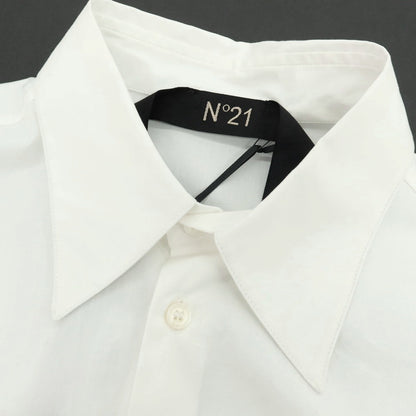 【新品アウトレット】ヌメロ ヴェントゥーノ N°21 コットン カジュアルシャツ ホワイト【 S 】【 状態ランクN- 】【 メンズ 】