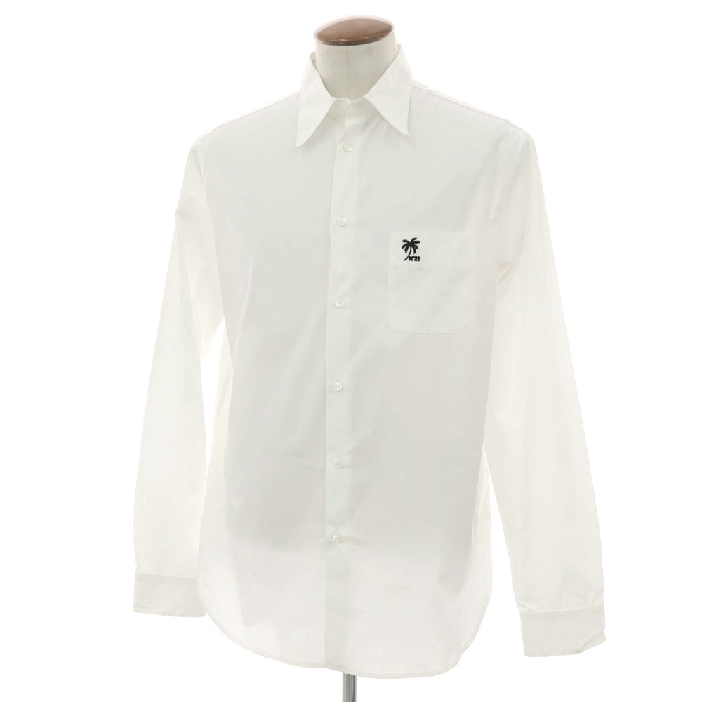 【新品】ヌメロ ヴェントゥーノ N°21 コットン カジュアルシャツ ホワイト【 M 】【 状態ランクN 】【 メンズ 】