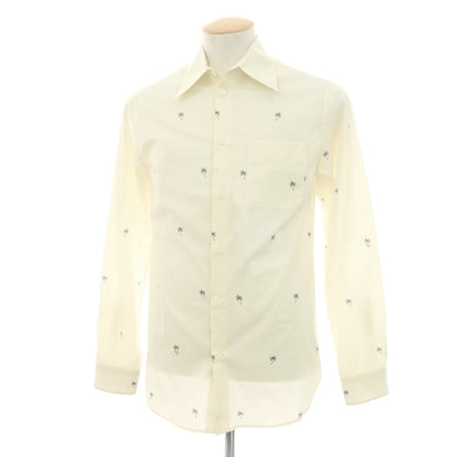 【新品アウトレット】ヌメロ ヴェントゥーノ N°21 コットン カジュアルシャツ クリーム【 XXS 】【 状態ランクN- 】【 メンズ 】