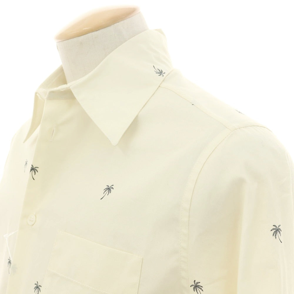 【新品アウトレット】ヌメロ ヴェントゥーノ N°21 コットン カジュアルシャツ クリーム【 XXS 】【 状態ランクN- 】【 メンズ 】