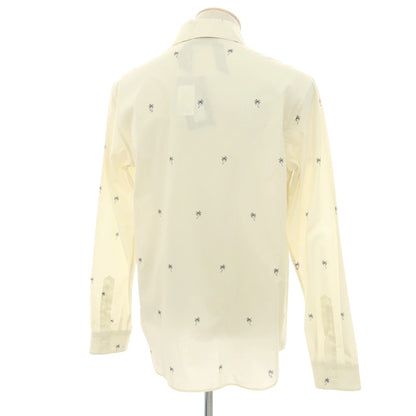 【新品】ヌメロ ヴェントゥーノ N°21 コットン カジュアルシャツ クリーム【 XS 】【 状態ランクN 】【 メンズ 】