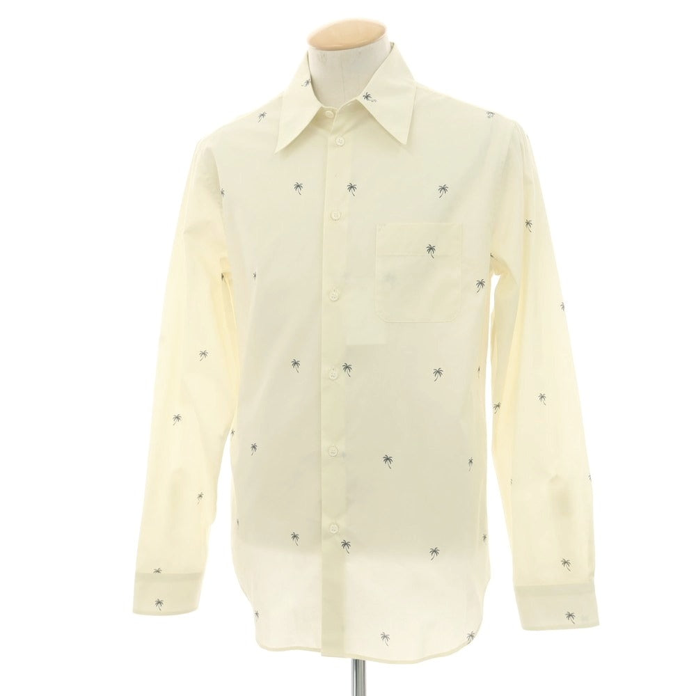 【新品】ヌメロ ヴェントゥーノ N°21 コットン カジュアルシャツ クリーム【 S 】【 状態ランクN 】【 メンズ 】