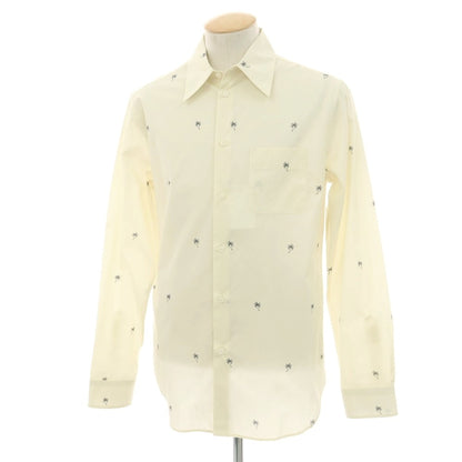 【新品】ヌメロ ヴェントゥーノ N°21 コットン カジュアルシャツ クリーム【 S 】【 状態ランクN 】【 メンズ 】