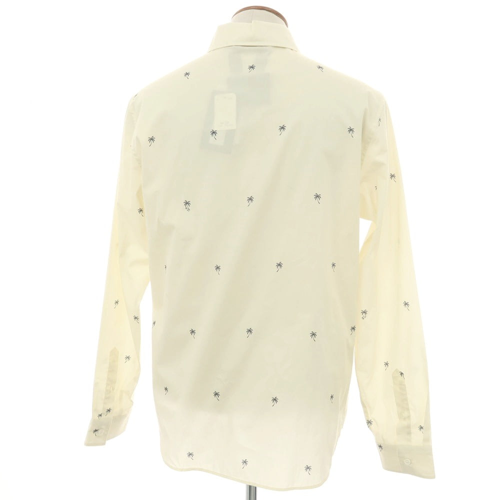 【新品アウトレット】ヌメロ ヴェントゥーノ N°21 コットン カジュアルシャツ クリーム【 M 】【 状態ランクN- 】【 メンズ 】