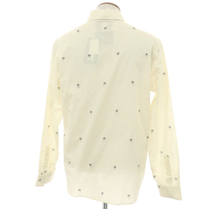 【新品アウトレット】ヌメロ ヴェントゥーノ N°21 コットン カジュアルシャツ クリーム【 M 】【 状態ランクN- 】【 メンズ 】