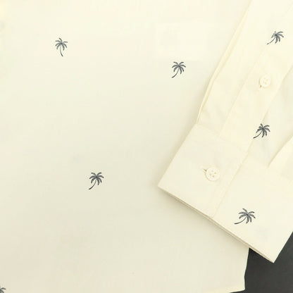 【新品】ヌメロ ヴェントゥーノ N°21 コットン カジュアルシャツ クリーム【 XL 】【 状態ランクN 】【 メンズ 】