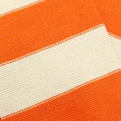 【新品アウトレット】ヌメロ ヴェントゥーノ N°21 コットンナイロン ボーダー プルオーバーニット オレンジxオフホワイト【 46 】【 状態ランクN- 】【 メンズ 】