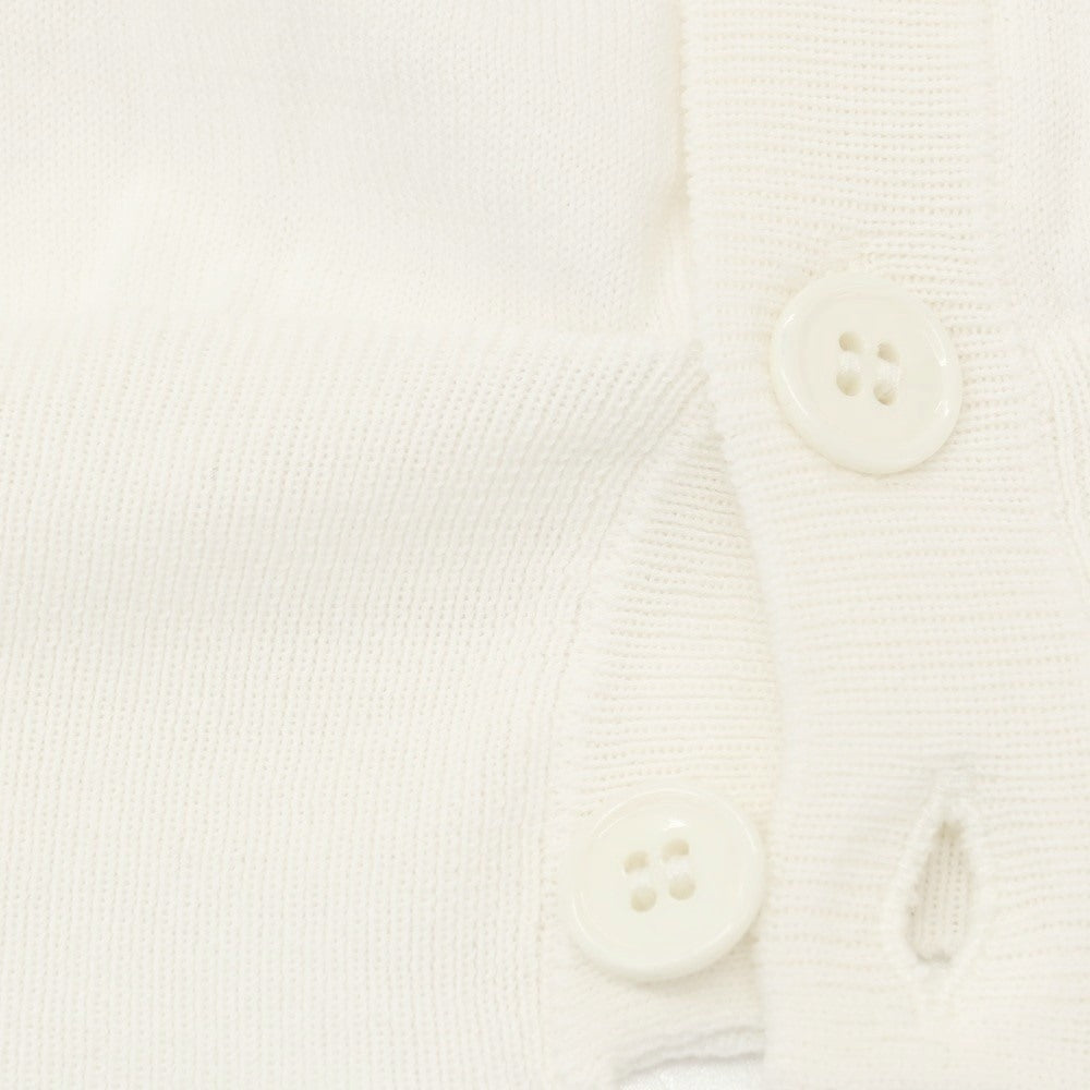 【新品】ヌメロ ヴェントゥーノ N°21 ハイゲージ コットン ヤシの木柄 カーディガン ホワイト【 52 】【 状態ランクN 】【 メンズ 】