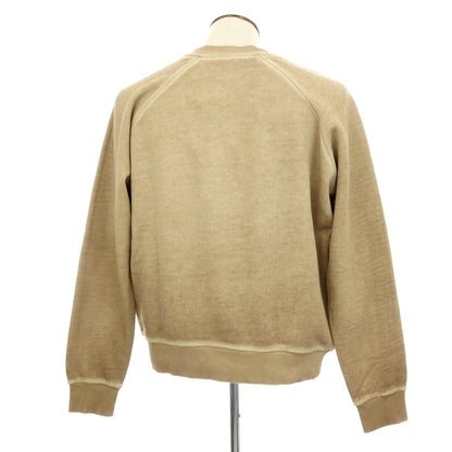 【新品】ヌメロ ヴェントゥーノ N°21 ガーメントダイ コットン クルーネック スウェット ベージュ【 L 】【 状態ランクN 】【 メンズ 】