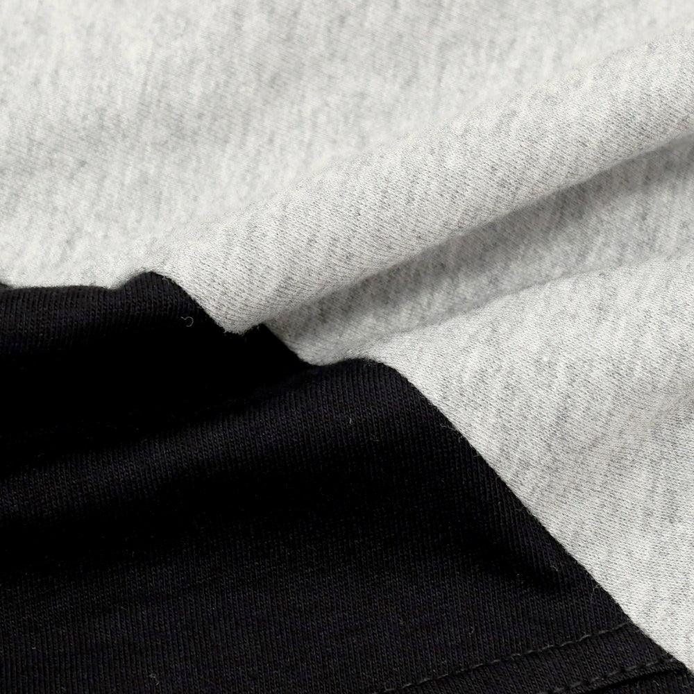 【新品】ヌメロ ヴェントゥーノ N°21 コットン クルーネック 長袖Ｔシャツ ブラックxグレー【サイズM】【 状態ランクN 】【 メンズ 】[CPD]