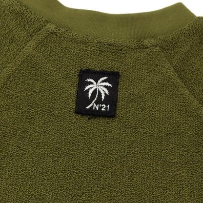 【新品】ヌメロ ヴェントゥーノ N°21 コットン パイル クルーネック 半袖Ｔシャツ オリーブ【 XXS 】【 状態ランクN 】【 メンズ 】