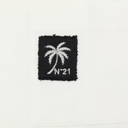 【新品】ヌメロ ヴェントゥーノ N°21 コットン クルーネック ポケット 半袖Ｔシャツ ホワイト【 XS 】【 状態ランクN 】【 メンズ 】