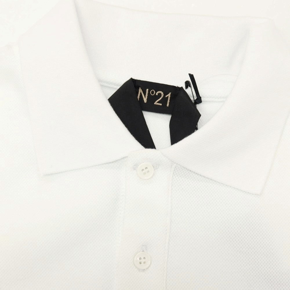 【新品アウトレット】ヌメロ ヴェントゥーノ N°21 コットン 半袖ポロシャツ ホワイト【 XS 】【 状態ランクN- 】【 メンズ 】