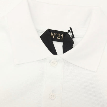 【新品】ヌメロ ヴェントゥーノ N°21 コットン 半袖ポロシャツ ホワイト【 XS 】【 状態ランクN 】【 メンズ 】