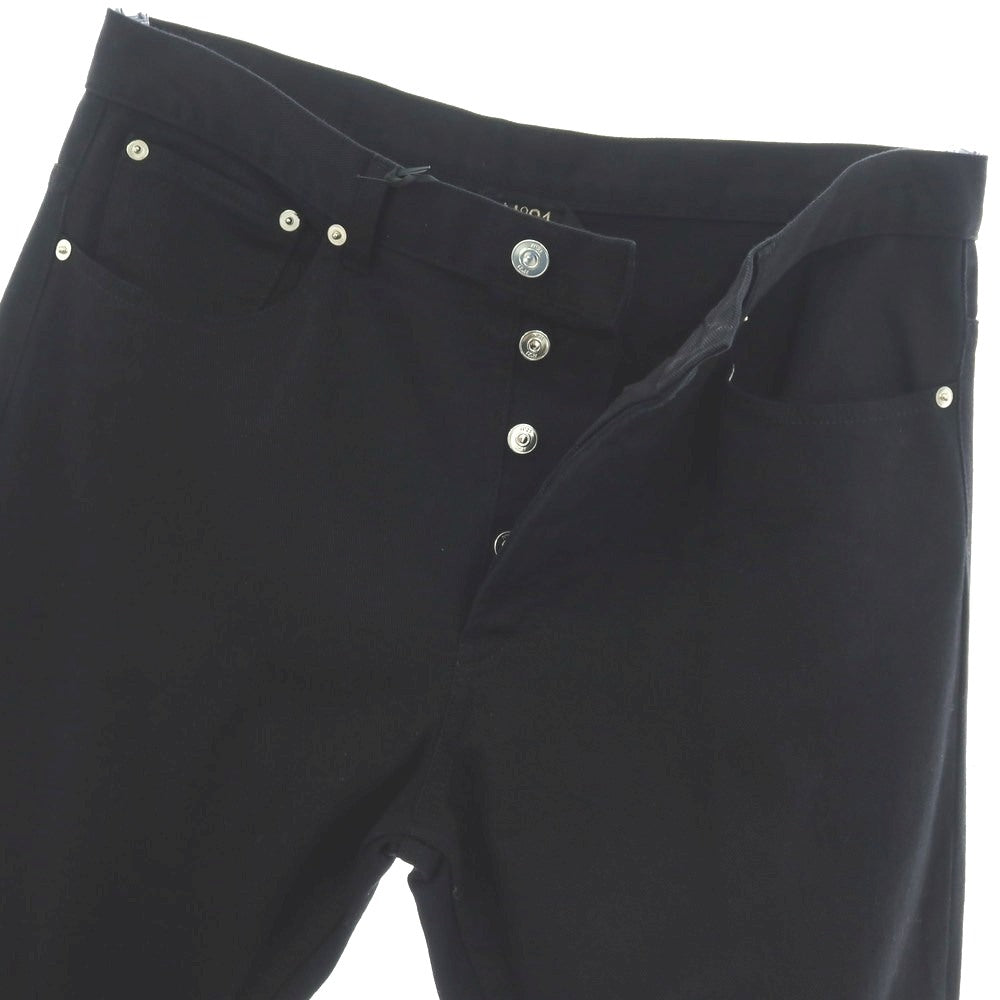 【新品】ヌメロ ヴェントゥーノ N°21 ストレッチ コットン セミフレア 5ポケットパンツ ブラック【サイズ33】【 状態ランクN 】【 メンズ 】[CPD]