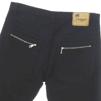 【新品】ヌメロ ヴェントゥーノ N°21 ストレッチ コットン セミフレア 5ポケットパンツ ブラック【 33 】【 状態ランクN 】【 メンズ 】