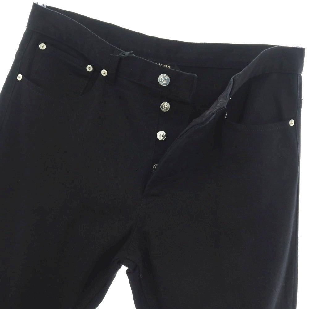 【新品】ヌメロ ヴェントゥーノ N°21 ストレッチ コットン セミフレア 5ポケットパンツ ブラック【サイズ33】【 状態ランクN 】【 メンズ 】[CPD]