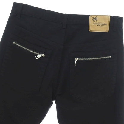 【新品】ヌメロ ヴェントゥーノ N°21 ストレッチ コットン セミフレア 5ポケットパンツ ブラック【 33 】【 状態ランクN 】【 メンズ 】