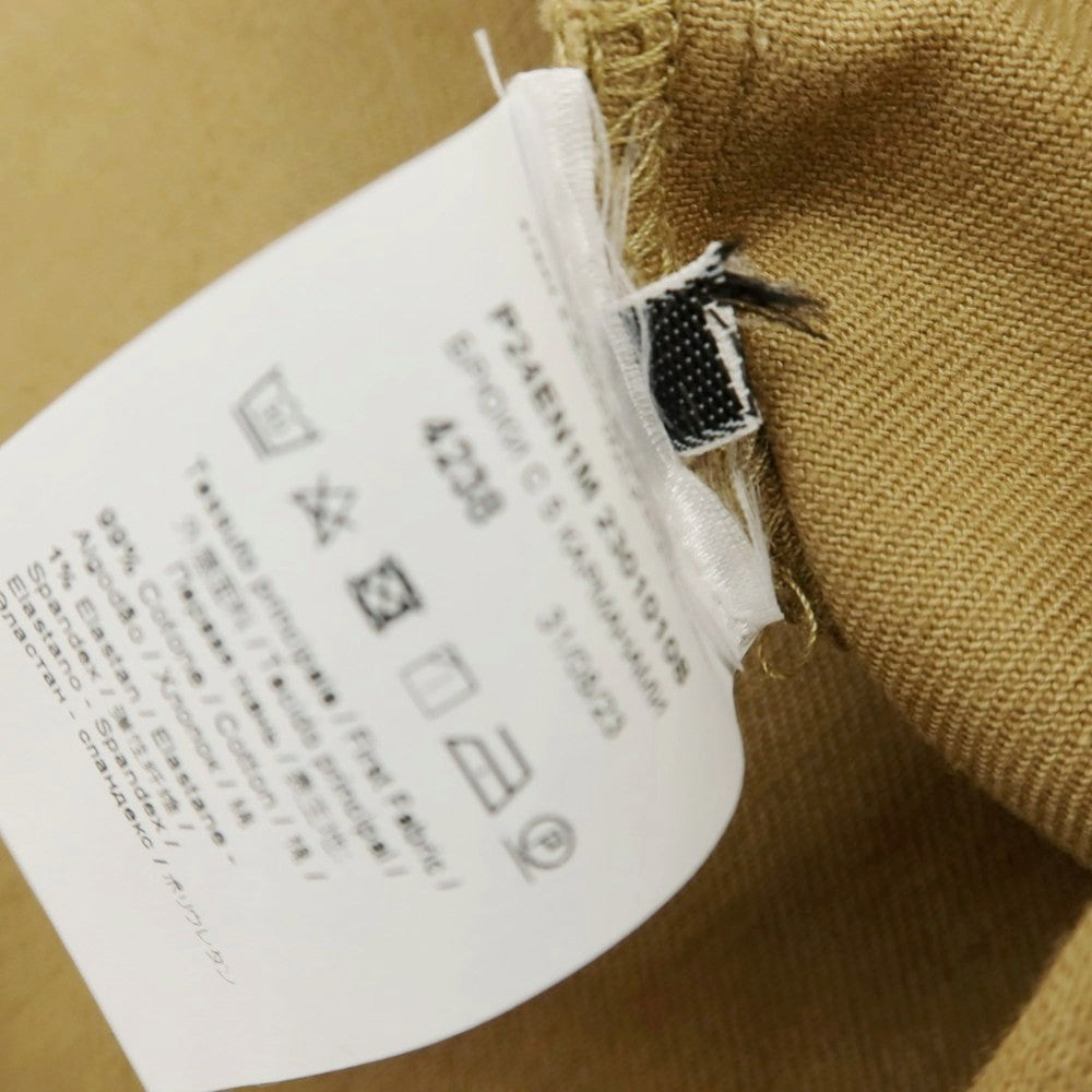 【新品アウトレット】ヌメロ ヴェントゥーノ N°21 ストレッチ コットン セミフレア 5ポケットパンツ キャメルベージュ【サイズ33（紙タグ表記）】【 状態ランクN- 】【 メンズ 】[CPD]
