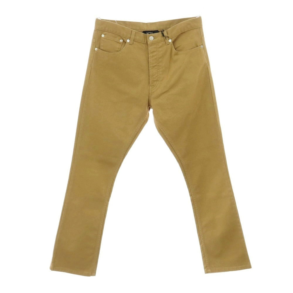 【新品】ヌメロ ヴェントゥーノ N°21 ストレッチ コットン セミフレア 5ポケットパンツ キャメルベージュ【 34 】【 状態ランクN 】【 メンズ 】
