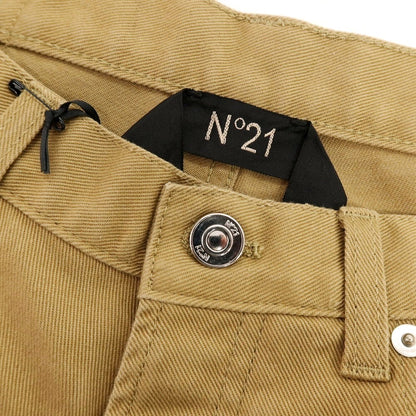 【新品】ヌメロ ヴェントゥーノ N°21 ストレッチ コットン セミフレア 5ポケットパンツ キャメルベージュ【 34 】【 状態ランクN 】【 メンズ 】